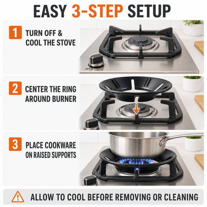 10948_gas_stove_flame_protector_ring_4pc usage
