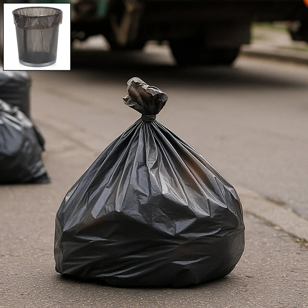Extra-Strong Garbage Bag Roll – Leak-Proof & Tear-Resistant 48x54cm