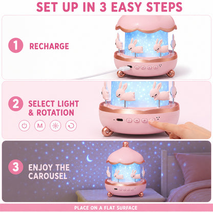 6927_rotating_led_night_light_projector usage