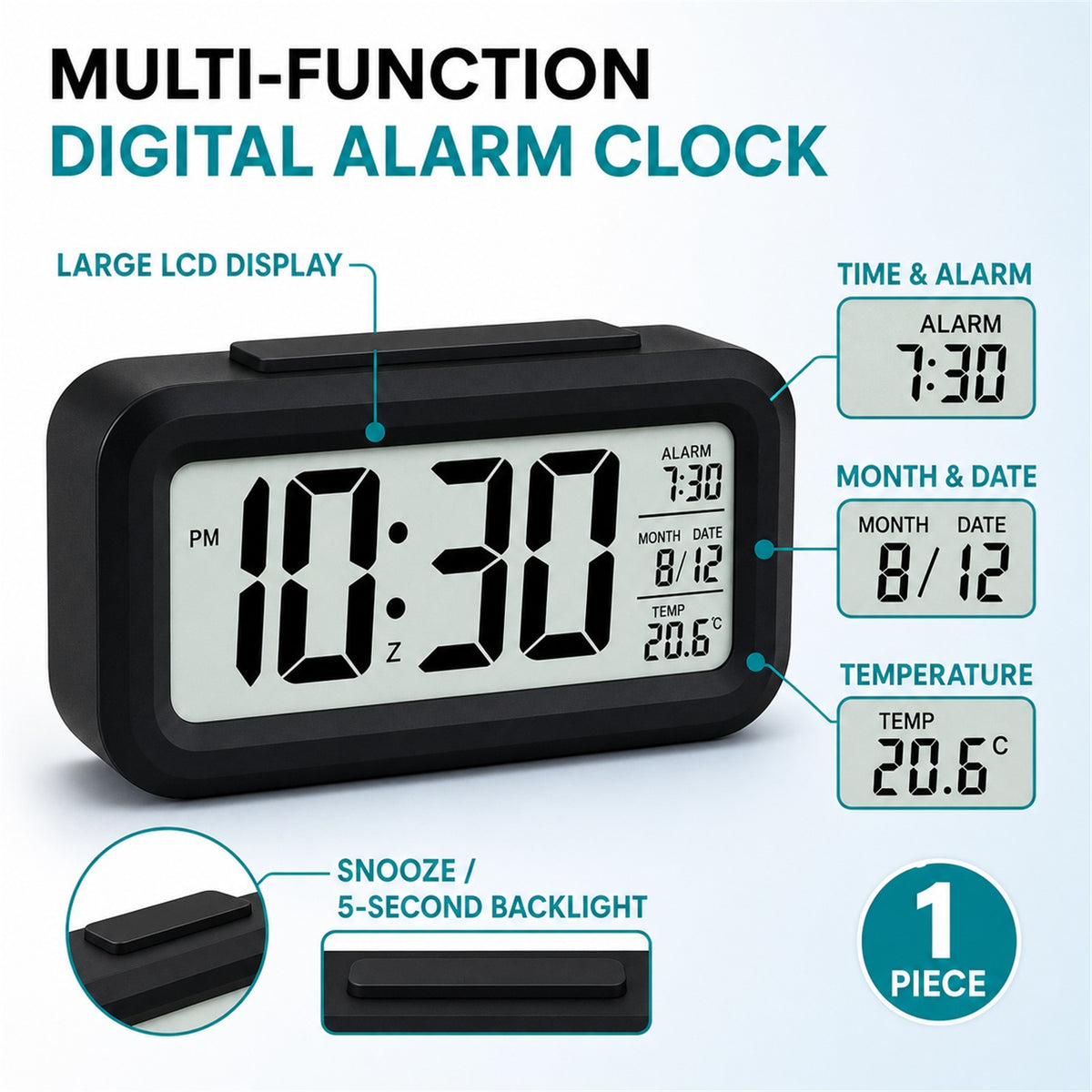 8988_digital_alarm_clock_1pc features