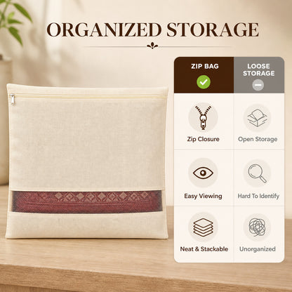 21246_zip_closure_saree_bag_1pc white