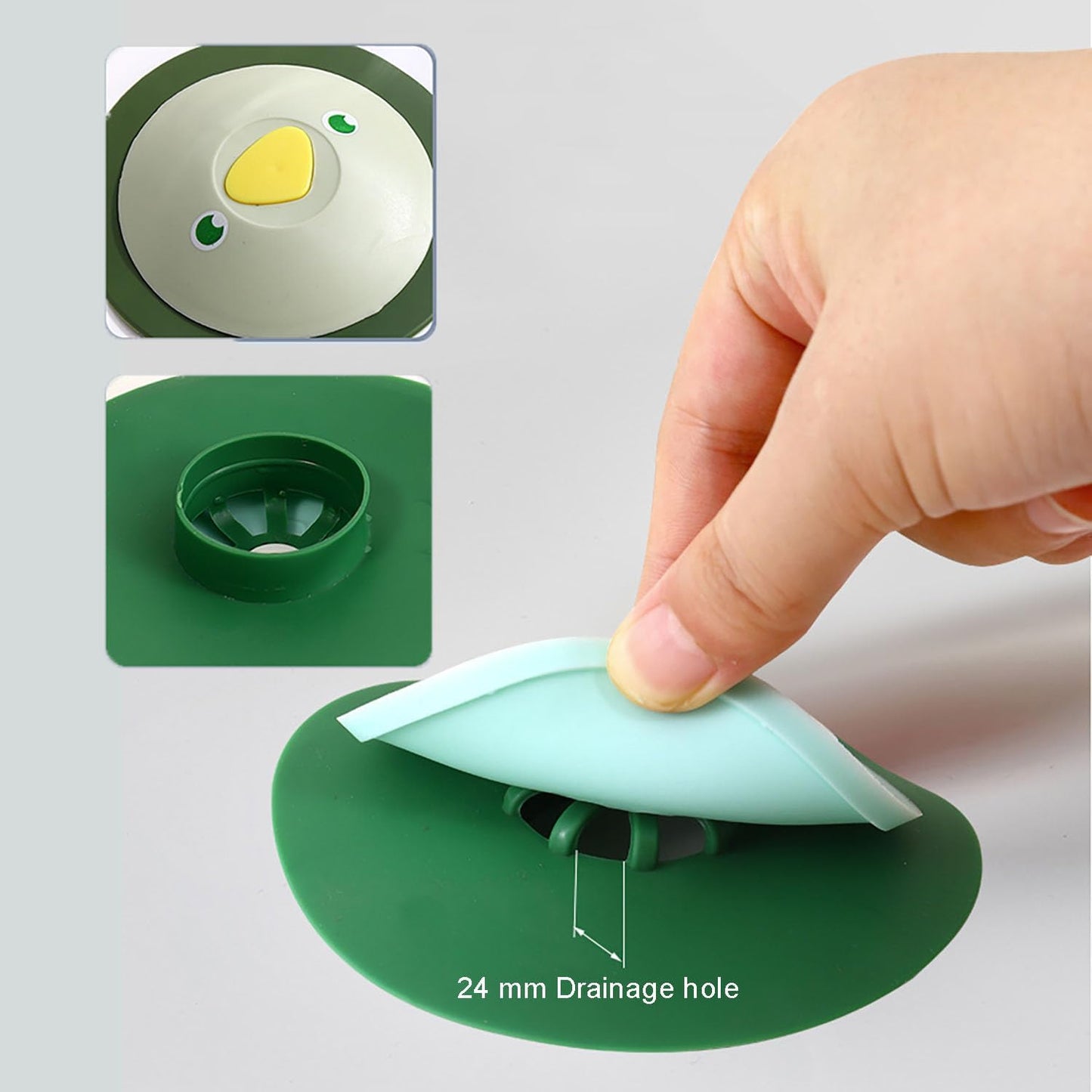 Kitchen Silicone Sink Drain Cover Strainer 1 Pc