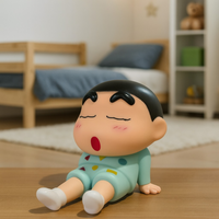 Cute Sleepy Cartoon Boy Phone Holder Stand – Durable Mobile Stand for Desk