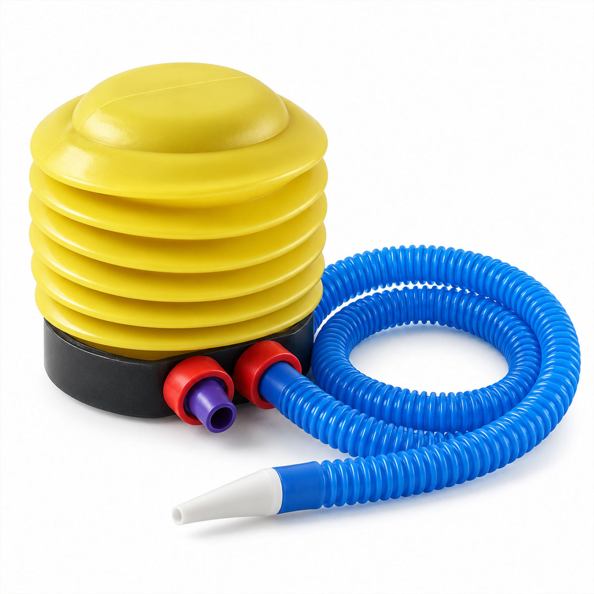 Manual Foot Press Air Pump with Flexible Hose and Tapered Nozzle (1 Pc)