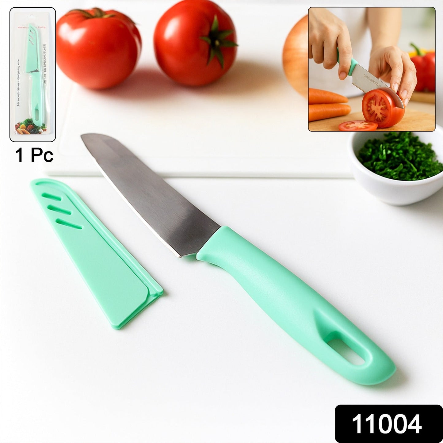 High-Quality Stainless Steel Kitchen Knife (1 Pc)