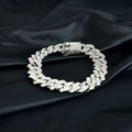 Cuban Link Bracelet – Iced Out Full Cubic Zirconia Bling Chain