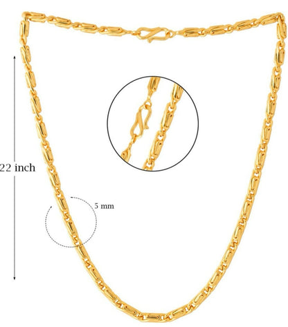 Traditional Imported Gold Plated Chain for Men and Boys