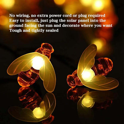 Premium Solar-Powered Decorative Firefly Garden Light (2 Pc Set)
