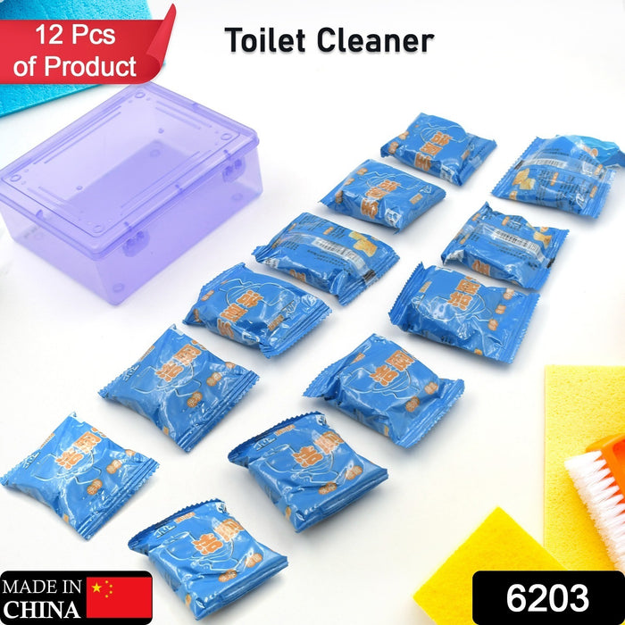 Blue Bubble Toilet Bowring Toilets, Toilet Cleaners Powerful Decontamination Durable Bathroom (12pc)
