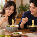 Chopsticks with Gold Tone Bands for Noodles Sushi and Everyday Dining (2 Pair)