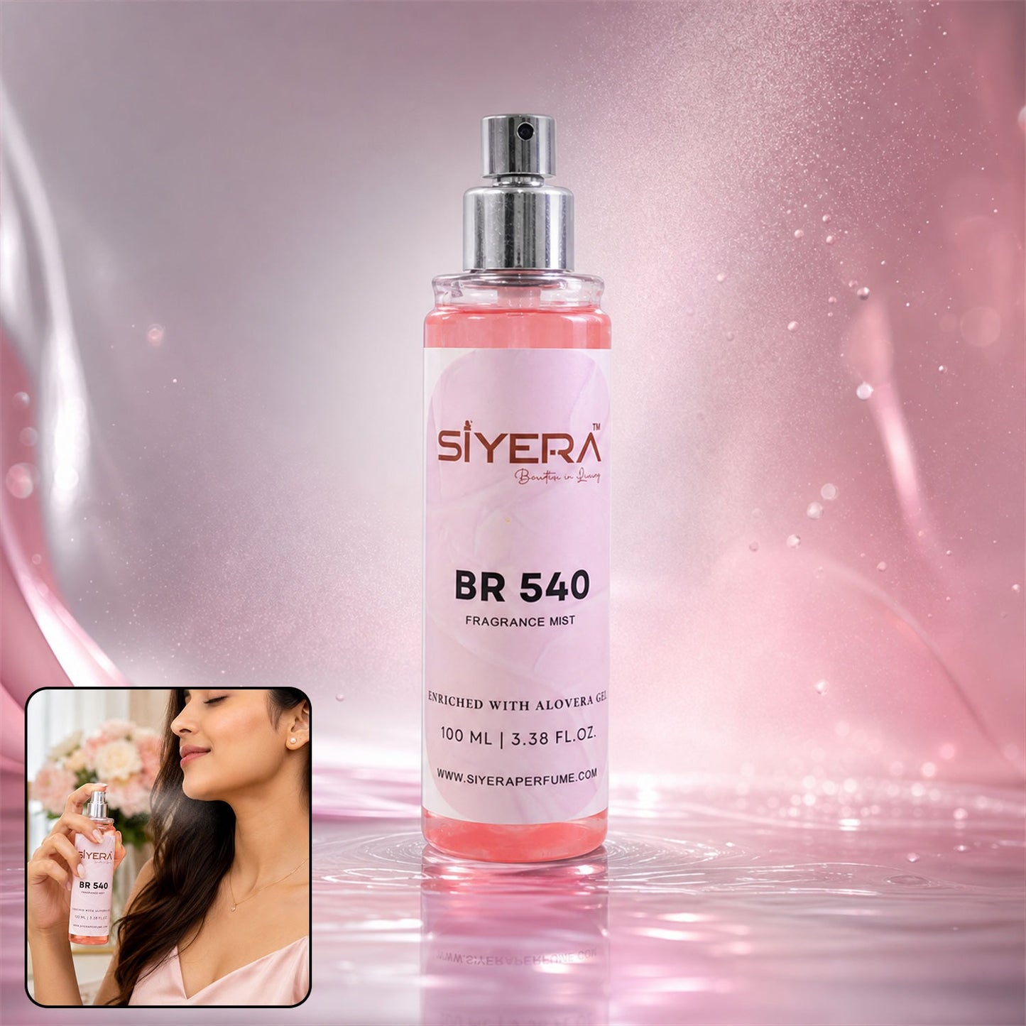 Fragrance Mist Body Spray Enriched with Aloe Vera Gel (100 ml)