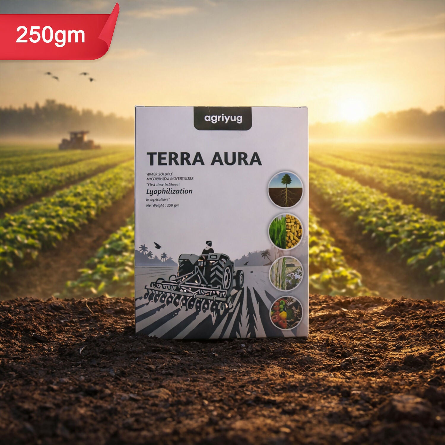 Agriyug Terra Aura WS water-soluble mycorrhiza for enhanced soil health