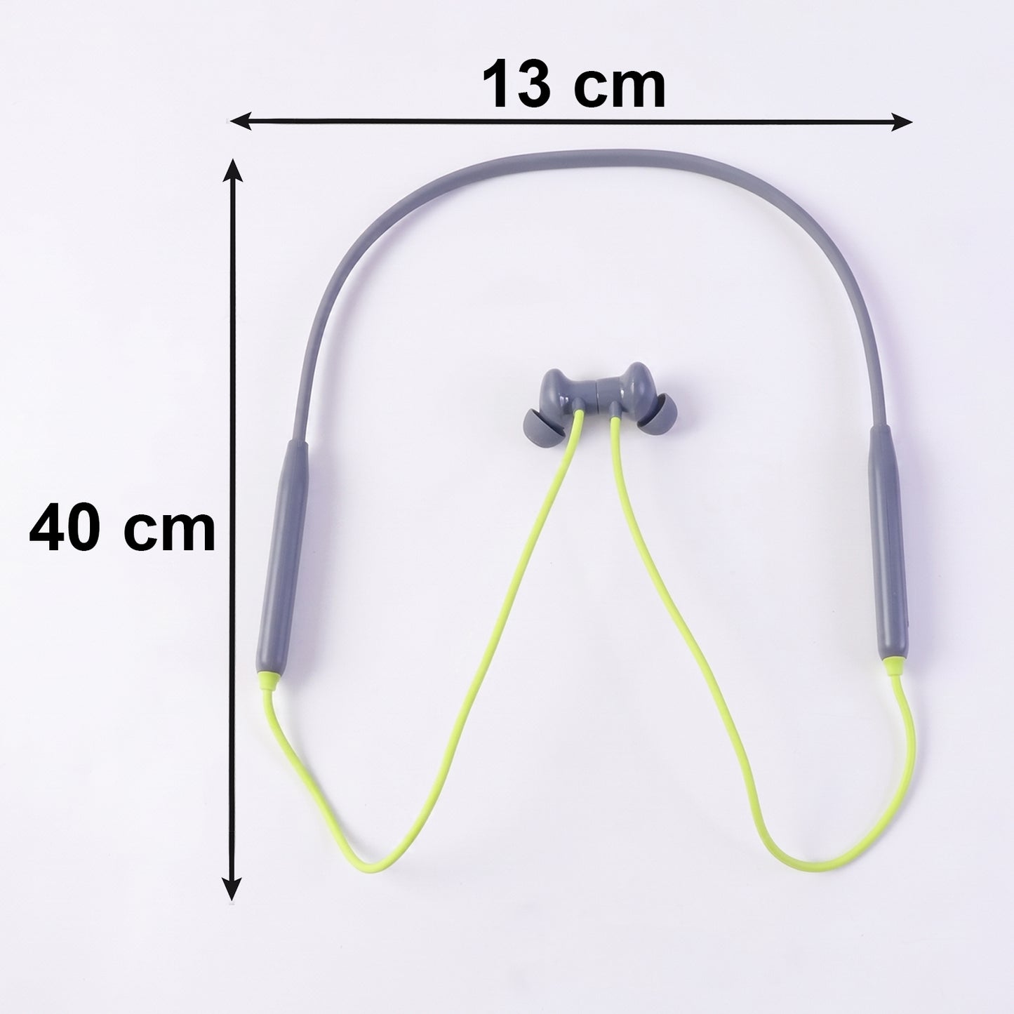 Wireless Bluetooth Neckband Earphones, Neck band with Magnetic On / Off Earbuds