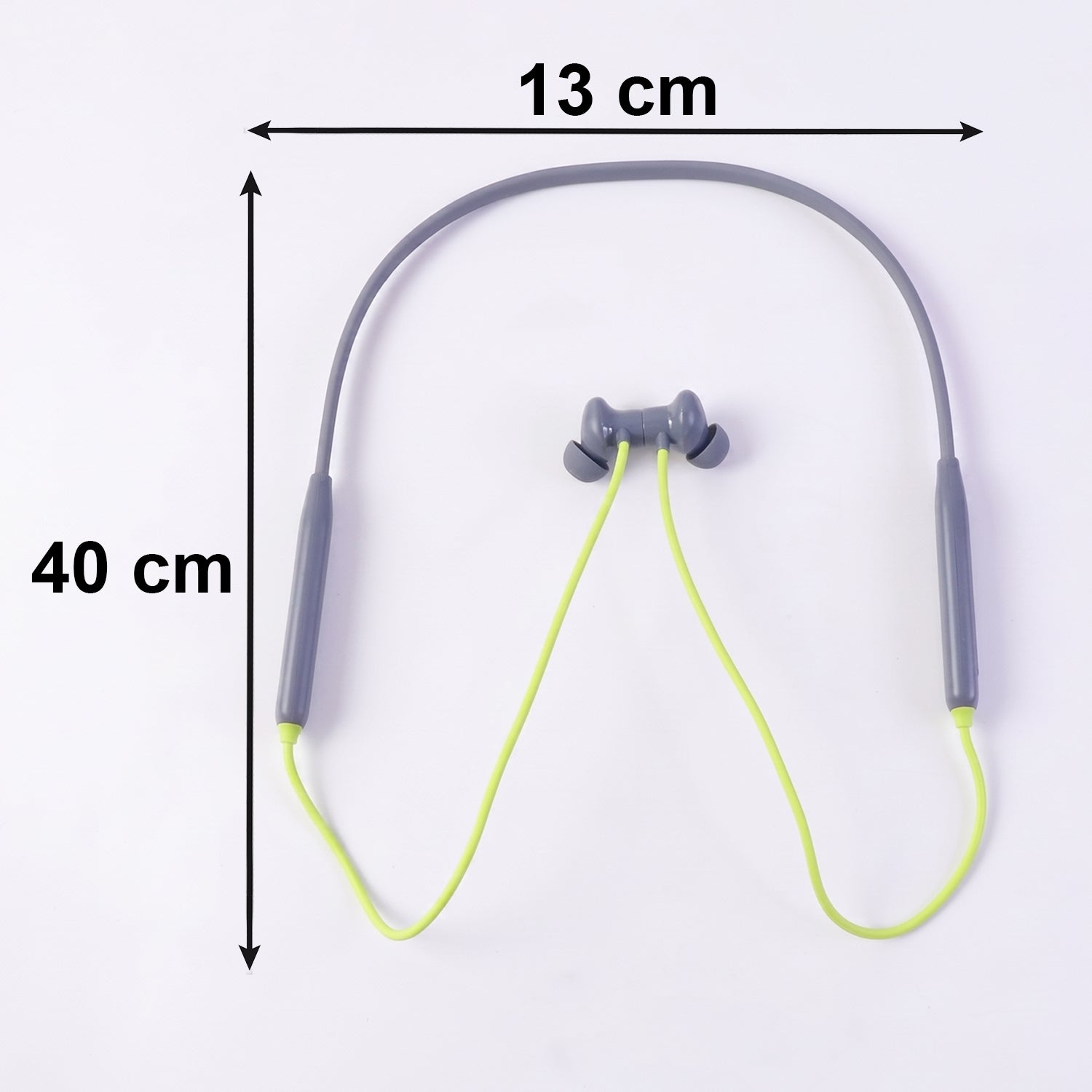 Wireless Bluetooth Neckband Earphones, Neck band with Magnetic On / Off Earbuds