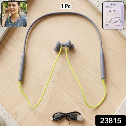 Wireless Bluetooth Neckband Earphones, Neck band with Magnetic On / Off Earbuds
