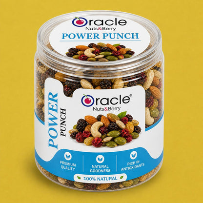 Oracle Power Punch, Crunchy Energy-Packed Nut Seed & Berry Healthy Trail Mix 150g