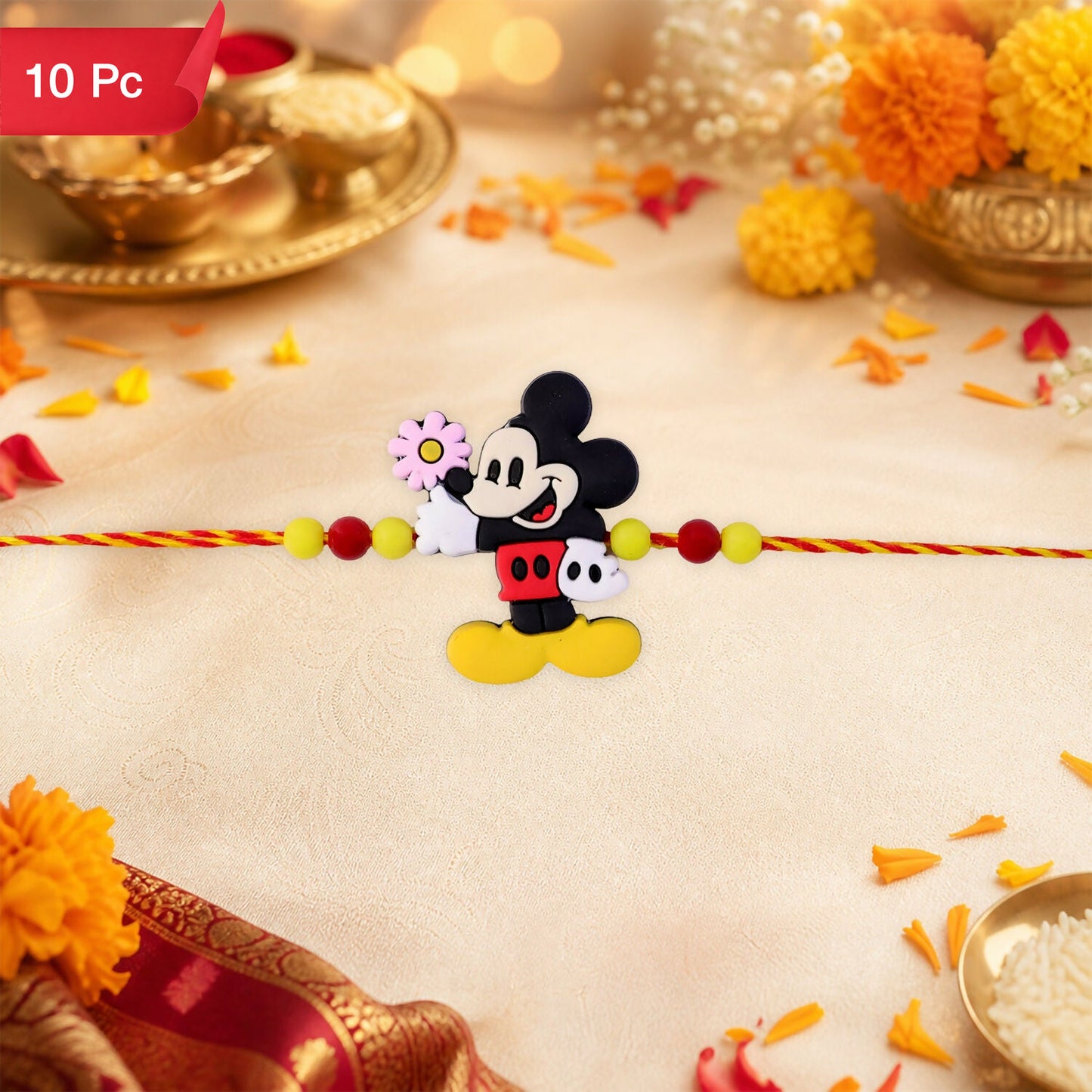 Kids Rakhi Cute Cartoon Mouse Design for Brother (10pcs)