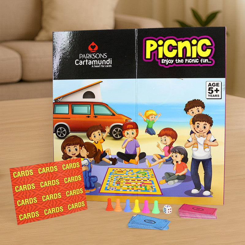 Picnic Board Game Fun Family Travel & Adventure Game for Kids and Adults