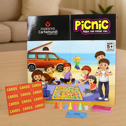 Picnic Board Game Fun Family Travel & Adventure Game for Kids and Adults