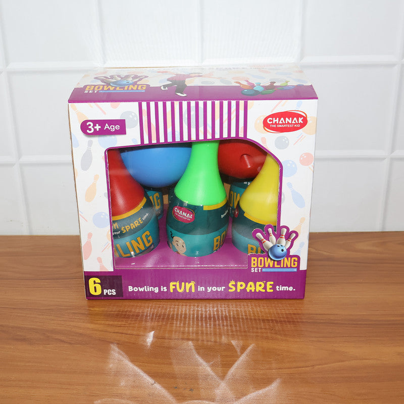 Aditi Kids Indoor Bowling Set with Colorful Pins & Soft Balls – Fun Skill-Building Play Game