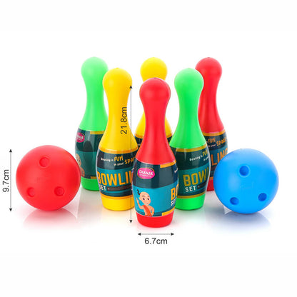 Aditi Kids Indoor Bowling Set with Colorful Pins & Soft Balls – Fun Skill-Building Play Game