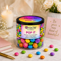 Oracle Coated Gems, Colourful Crunchy Candy-Shell Chocolate Button Party Treat 180g