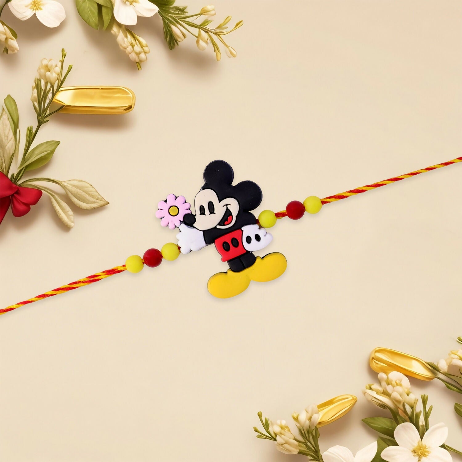Kids Rakhi Cute Cartoon Mouse Design for Brother (10pcs)