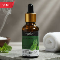 Eyelet Peppermint Essential Oil for Strong Hair & Bright Skin Fresh Mint Aroma Oil with Dropper (30Ml)