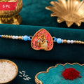 Radha Krishna Designer Rakhi with Pearl Beading (5pcs)