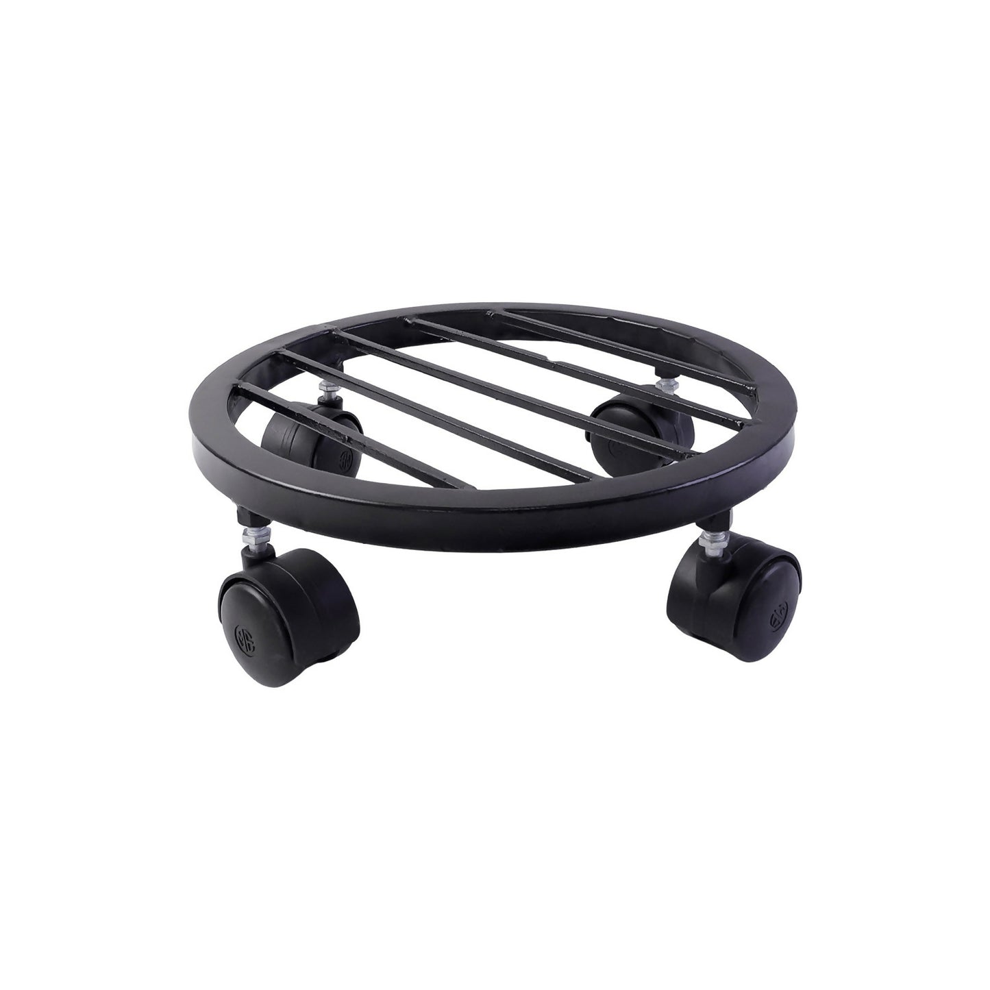 Heavy Duty Round Plant Pot Trolley with Wheels for Easy Movement
