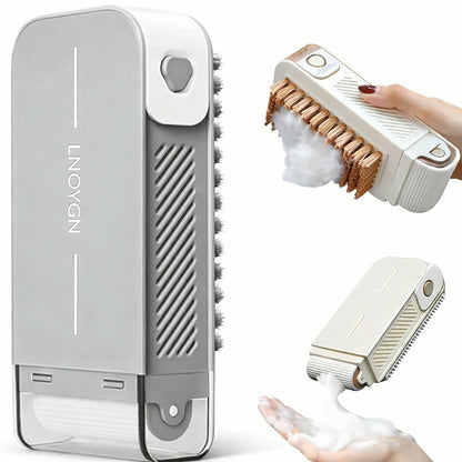 Liquid Dispensing Cleaning Brush with Built-In Soap Dispenser for Home Use