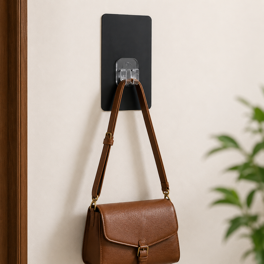 Strong Adhesive Plastic Wall Hook – No Drilling & Reusable