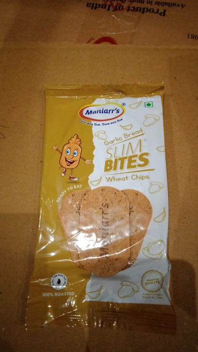 Maniarr's Garlic Bread Khakhra Wheat Chips (60Gm)