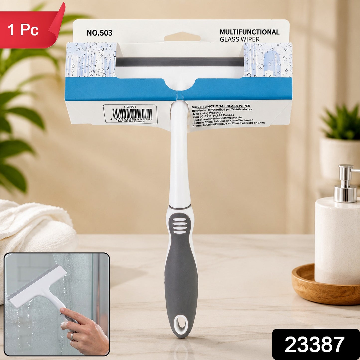 Multifunctional Glass Wiper Squeegee for Streak-Free Shine