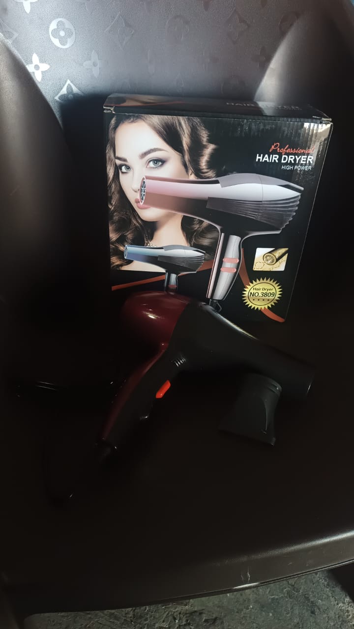 Professional High Power Multi Purpose Hair Dryer Salon (220V,50-60Hz / 1 Pc)