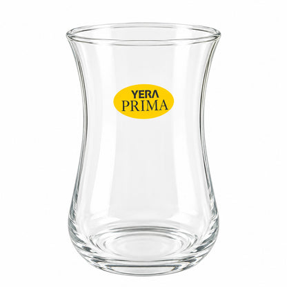 Yera Prima Radiance Zest Curved Glass Tumbler Set for Water and Juice (6 Pc)