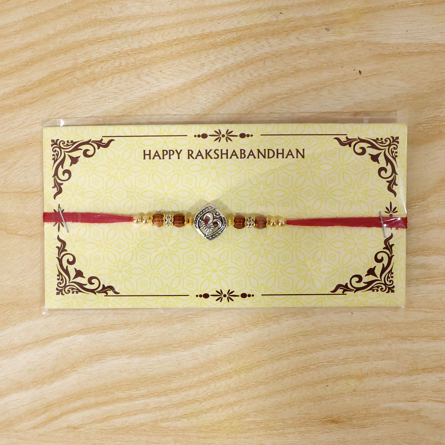 Om Rakhi Spiritual Beaded Design for Brother (10pcs)