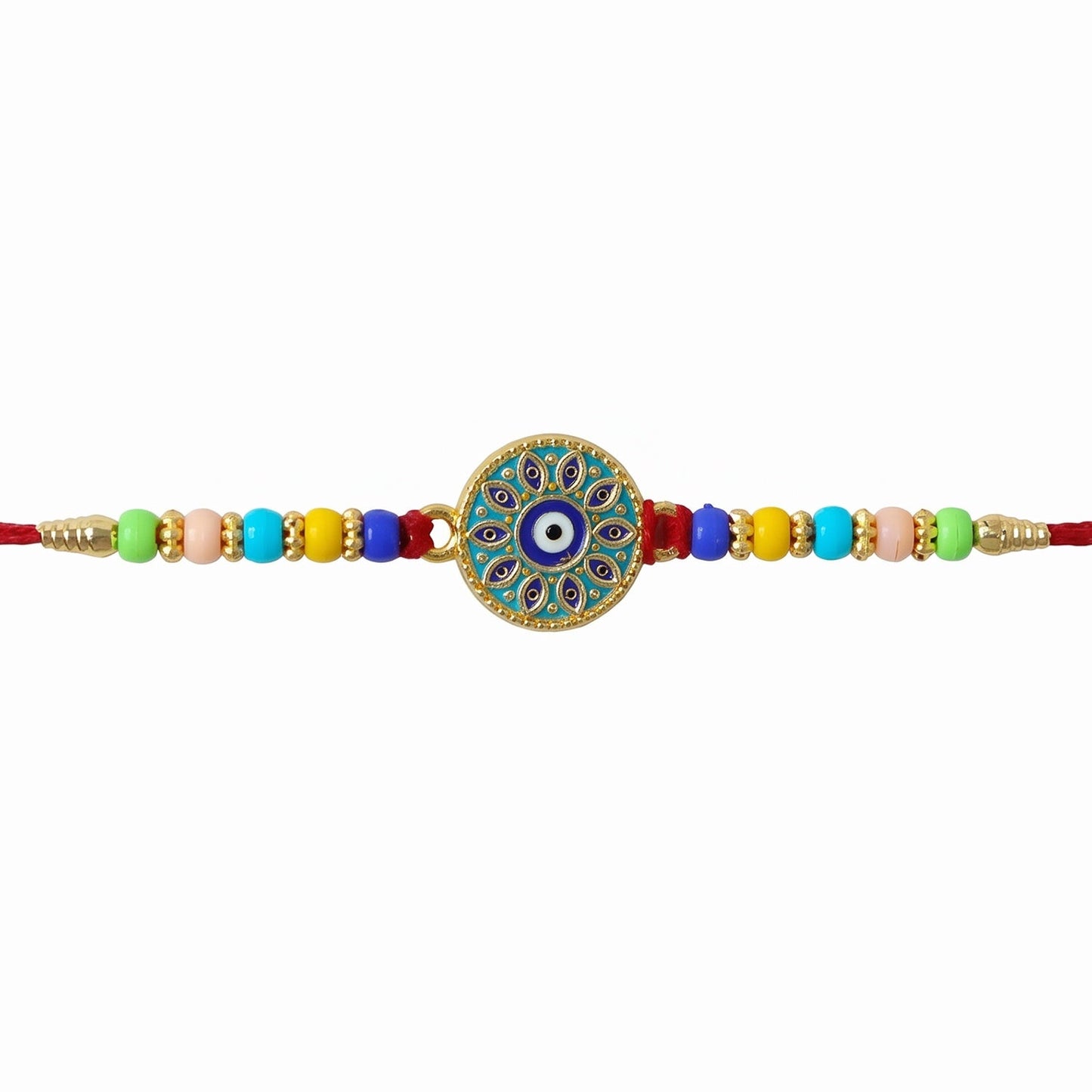 Evil Eye Mandala Rakhi Symbol of Love and Protection (10pcs)