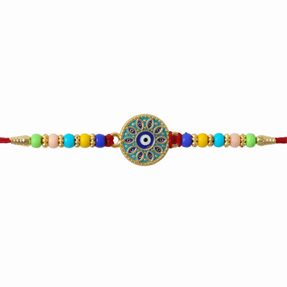 Evil Eye Mandala Rakhi Symbol of Love and Protection (10pcs)