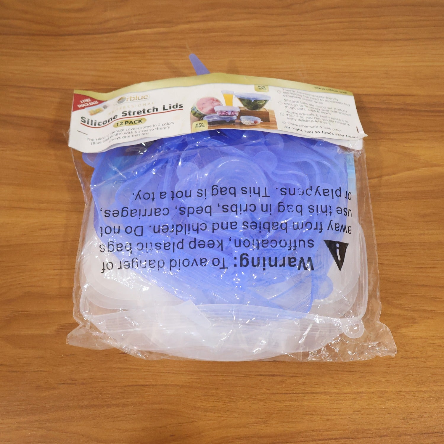 12 Peace Reusable Stretch Lids Set with 2 Storage Pouches – Flexible Food Cover Lids