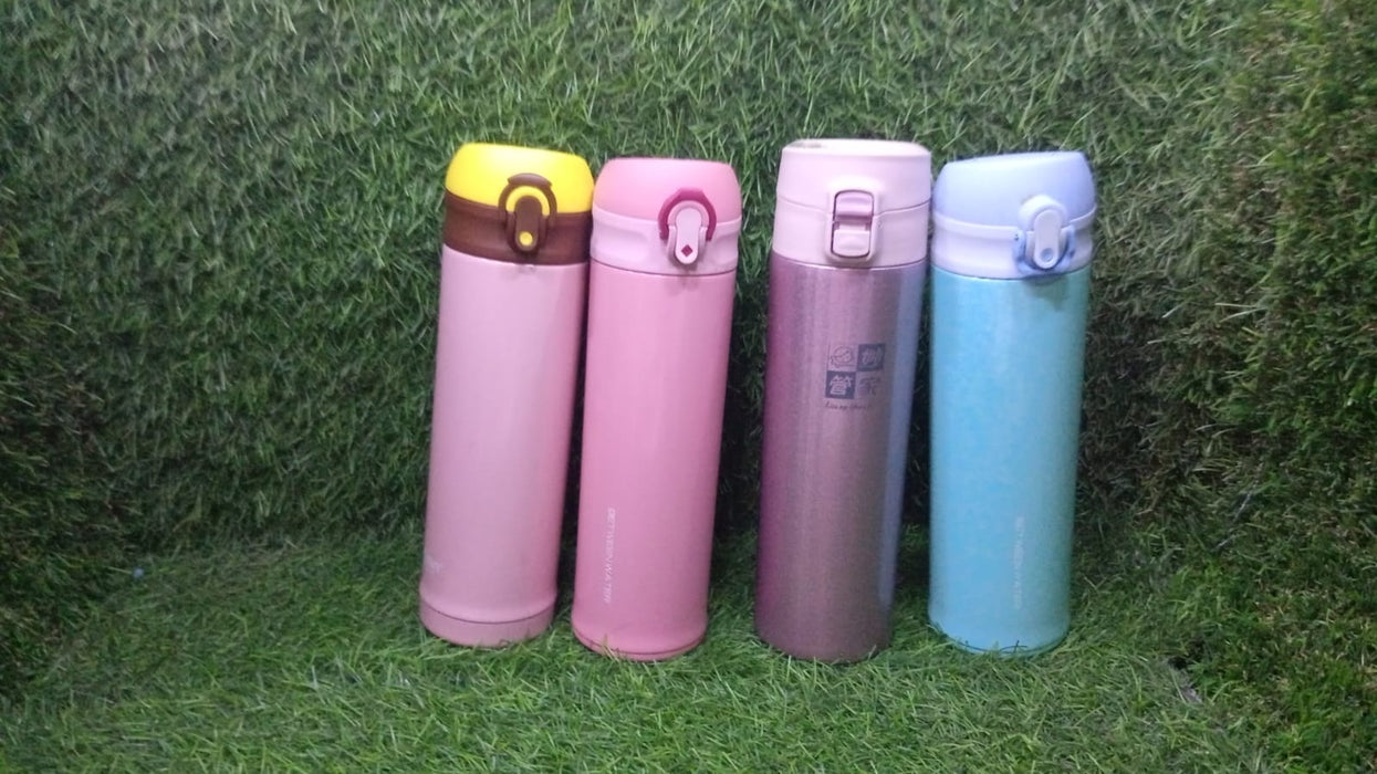 6983 HOT AND COLD STAINLESS STEEL VACUUM WATER BOTTLE (Mix Bottle)
