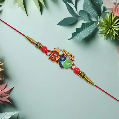 Best Bro Rakhi Set with Assorted Dryfruits, Pack of 3