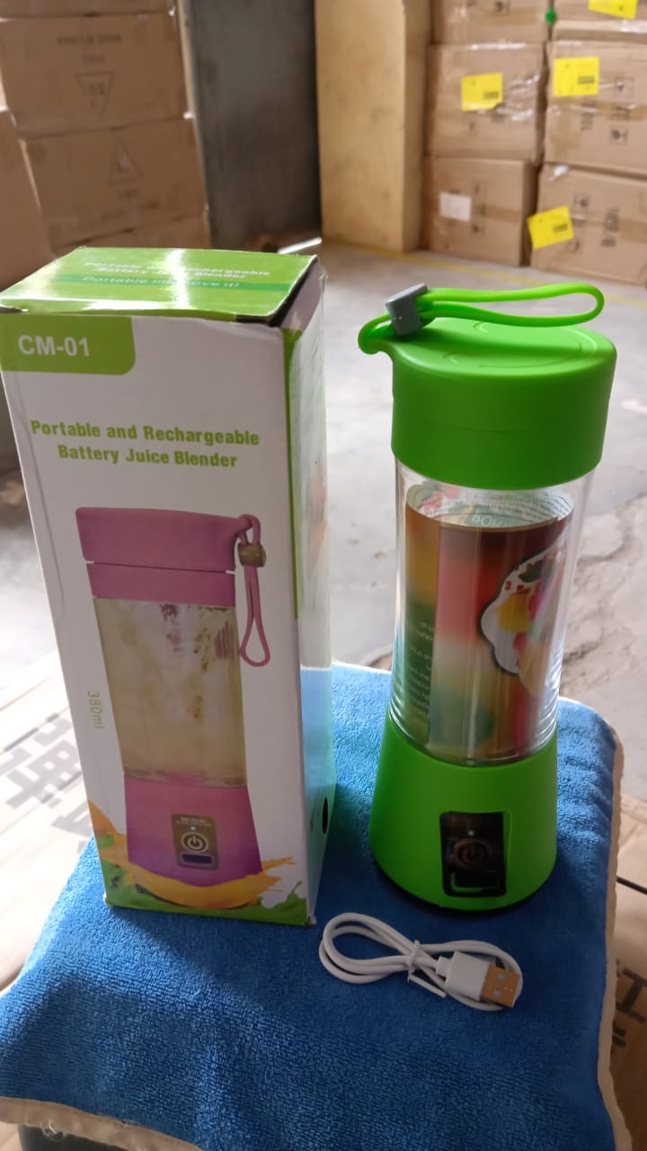Dabster Portable USB Rechargeable 6-Blade Juicer Blender - Image 8