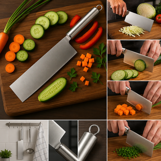 Vegetable Cleaver Knife – Ultra-Sharp Stainless Steel Precision
