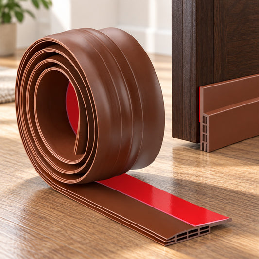 Silicone Door Bottom Seal Strip – 1 Meter Self-Adhesive Noise Reduction, Door Guard