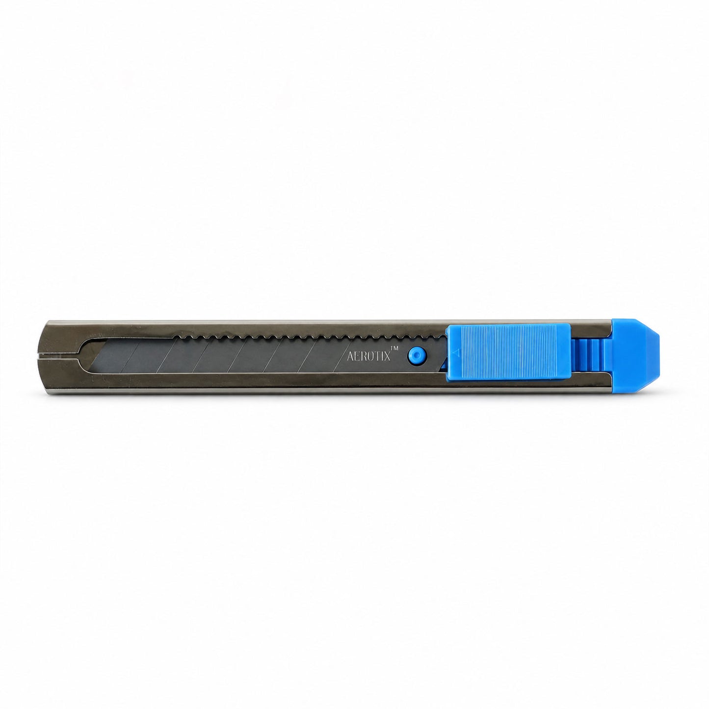 Slim Metal Body Paper Cutter Knife with Snap Off Blade & Lock Slider for Home Office
