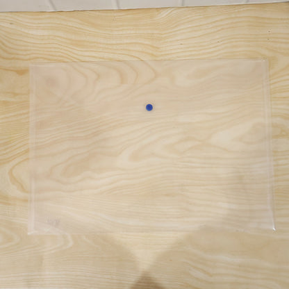 Clear document folder with smooth rounded edges
