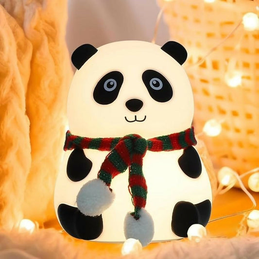 Cute Panda LED Night Lamp with Touch Control for Kids Bedroom & Gifting