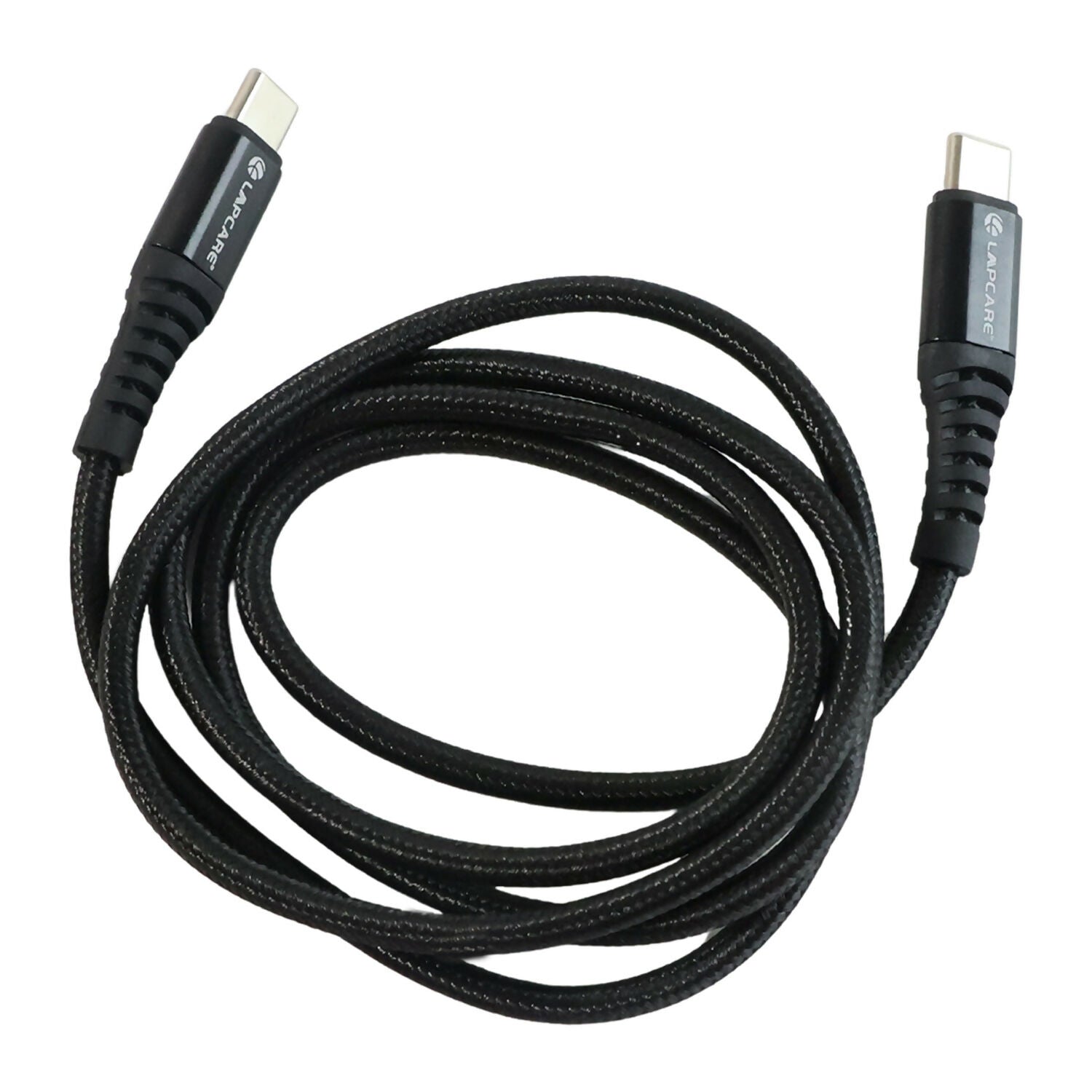 Lapcare Hook USB Type-C to Type-C Braided Fast Charging Cable with 240W Output