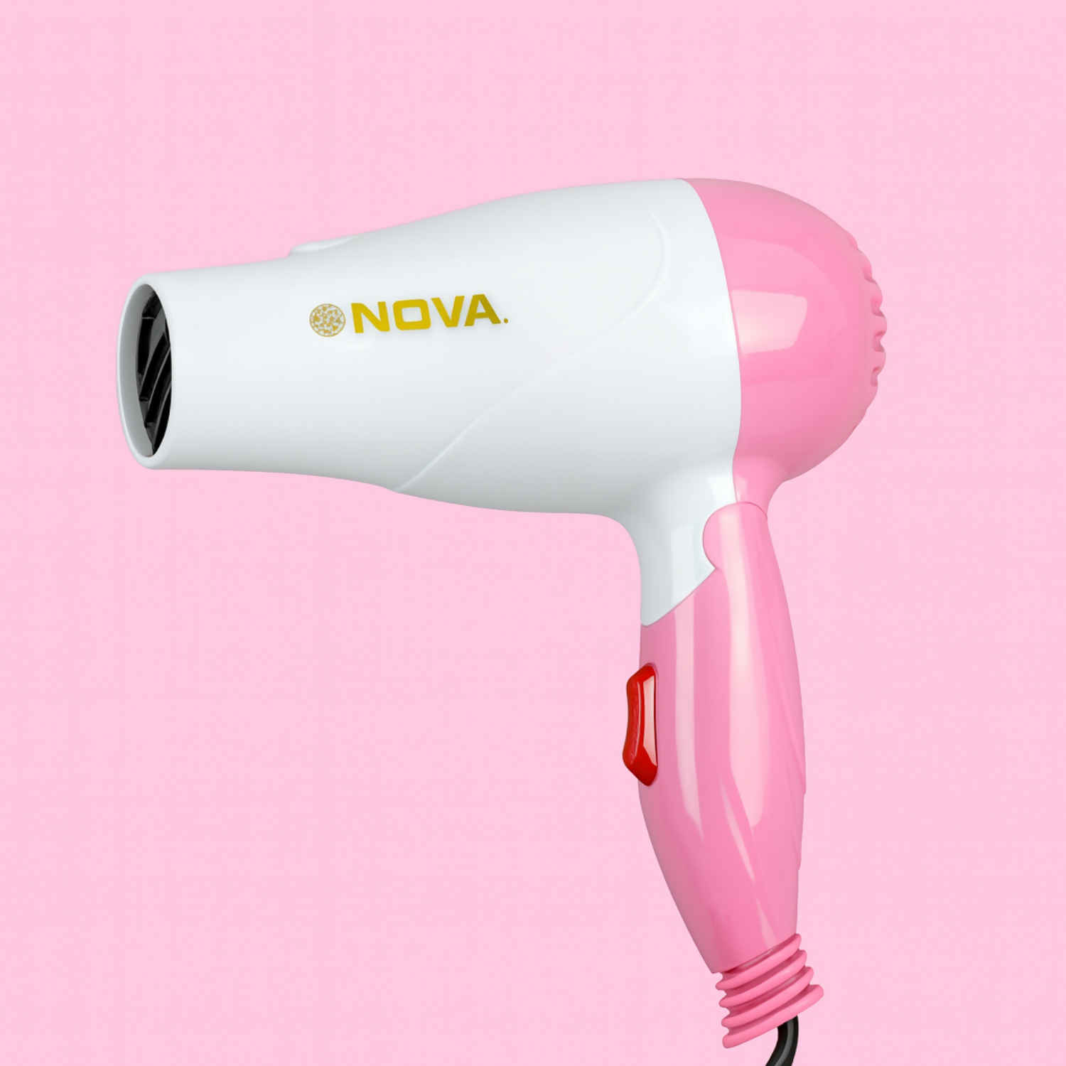 Nova 1000W Foldable Hair Dryer with Hot & Cold Air – Compact Travel Dryer